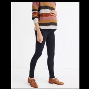 Madewell maternity jeans over the belly lunar wash